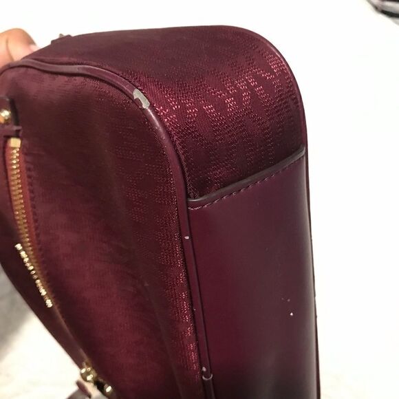 Michael Kors crossbody bag in burgundy - Picture 13 of 16
